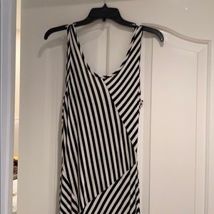 B&W maxi dress
